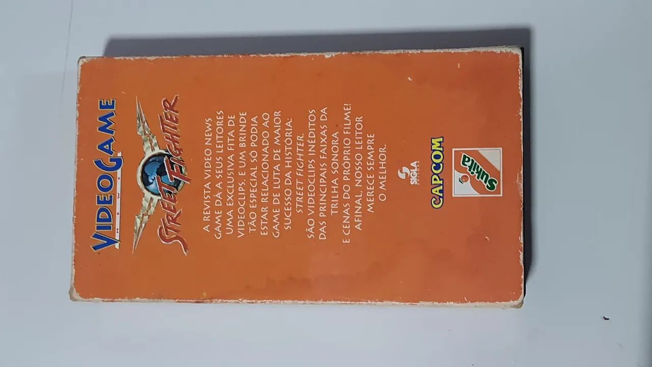 Fita Vhs Street Fighter Capcom Especial Revista Videogame (Usado