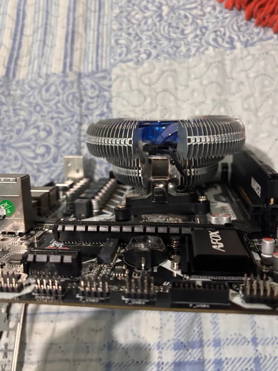 Placa-mãe AFOX + 8GB RAM - Semi-nova - Foto 2