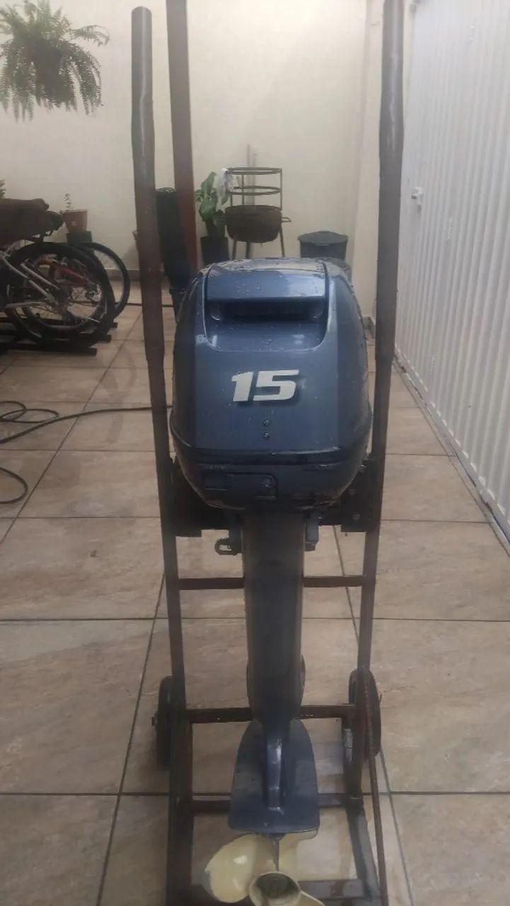 Vendo barco e motor 15 HP  - Foto 3