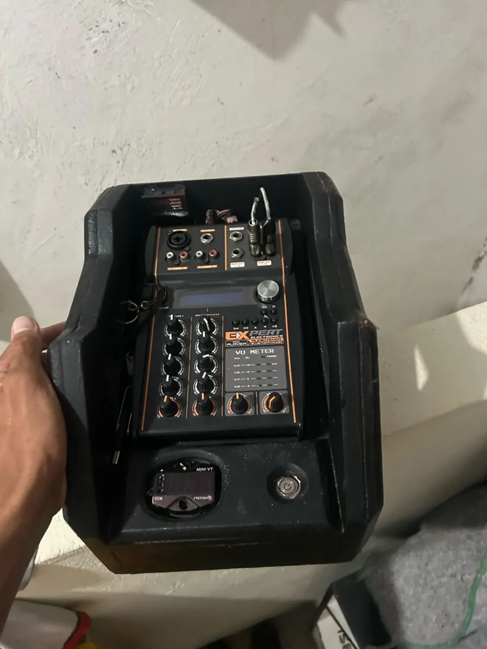 Mesa de som expert mais hacker e 10 metros de multi cabo  - Foto 2
