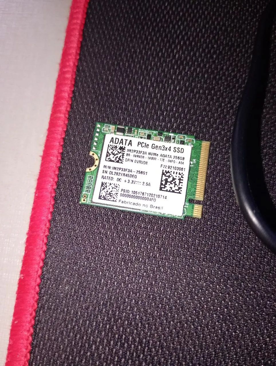 SSD NVME ADATA 256 GB 