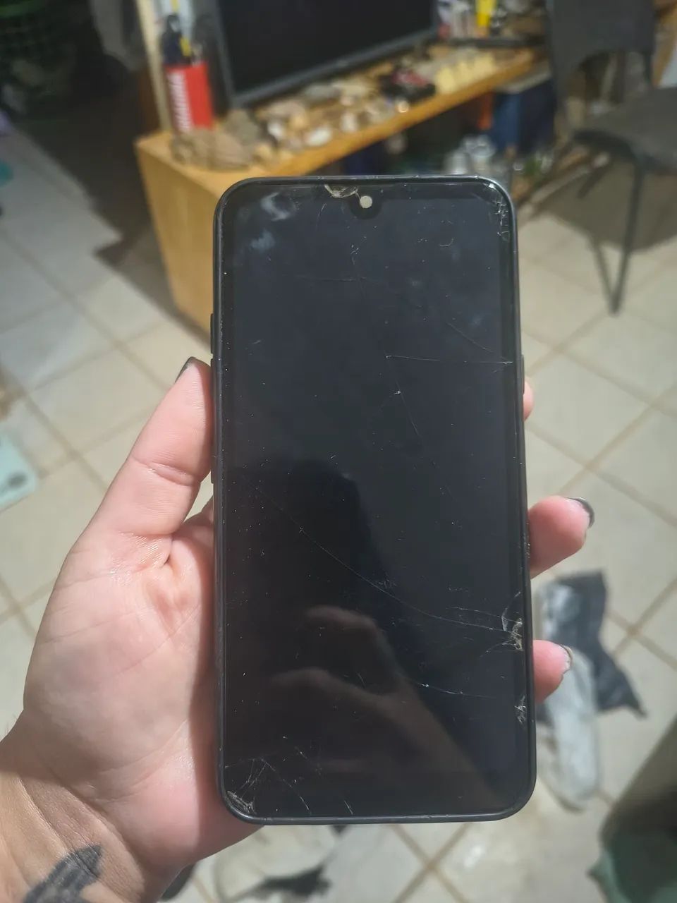 Celular smartphone, telatrincada