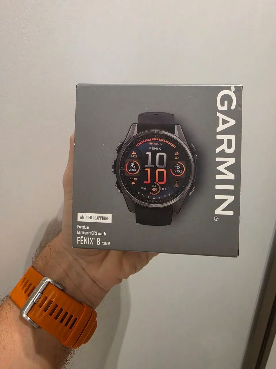 Relogio Garmin Fenix 8 47mm Amoled Saphira