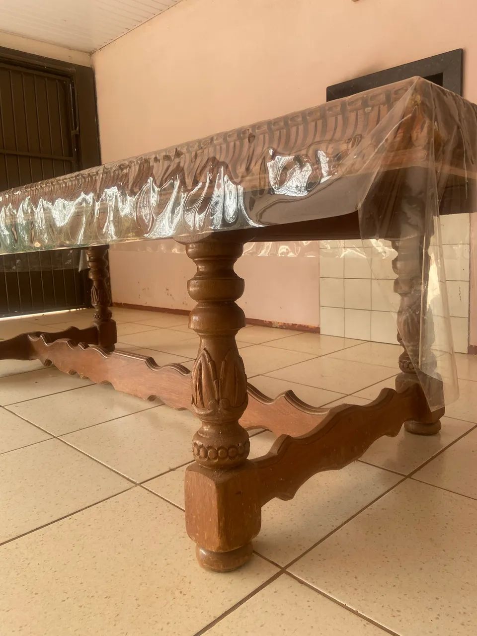 Mesa clássica estilo Luiz XV - Foto 5