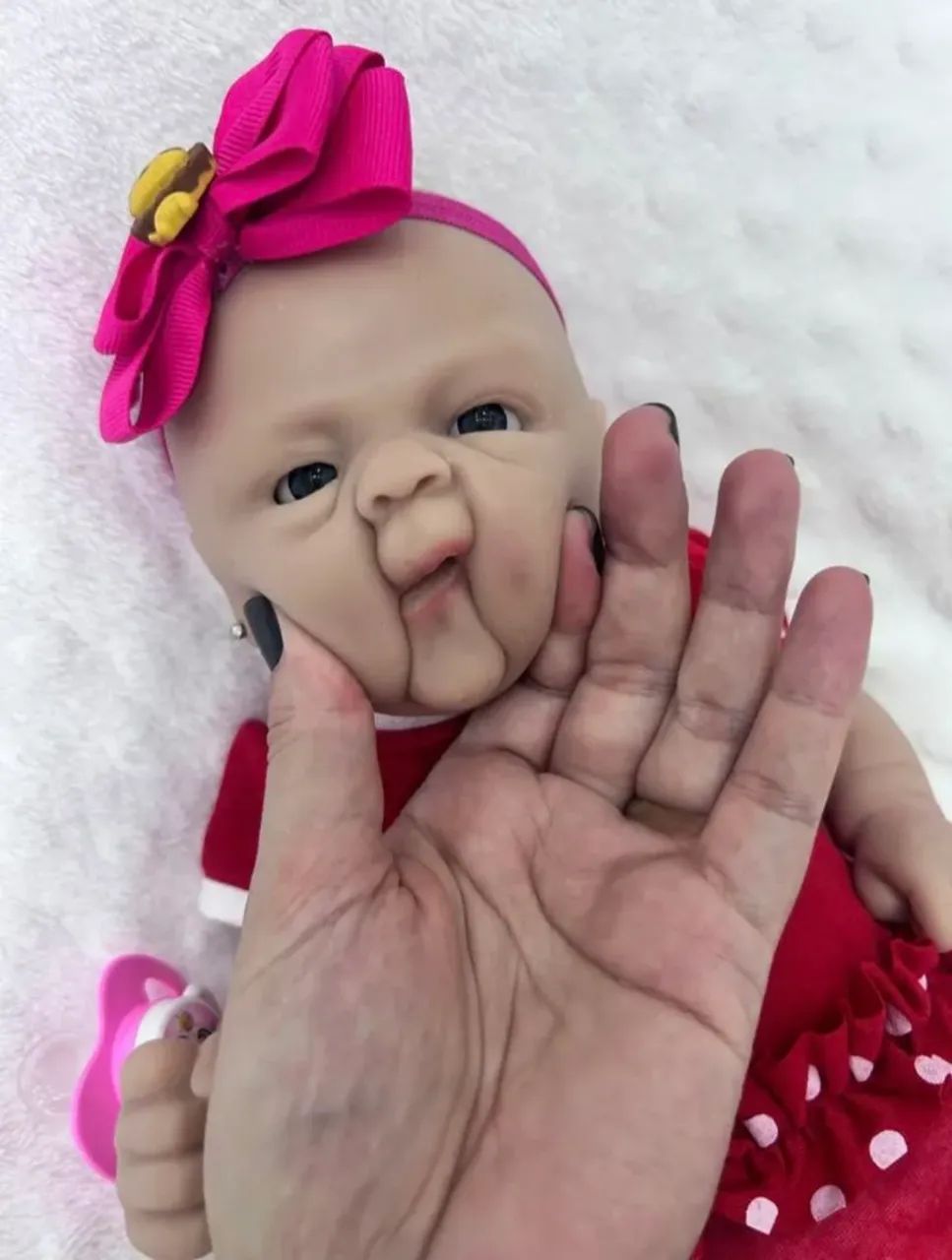 Boneca Bebê Silicone Sólido 