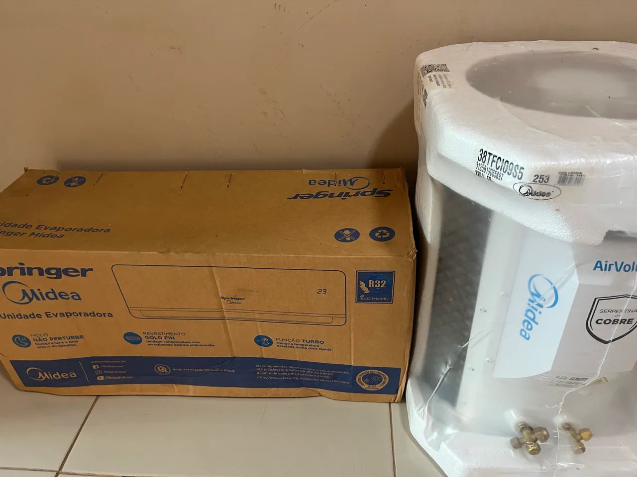 Central de ar Split 9.000 Springer Inverter 