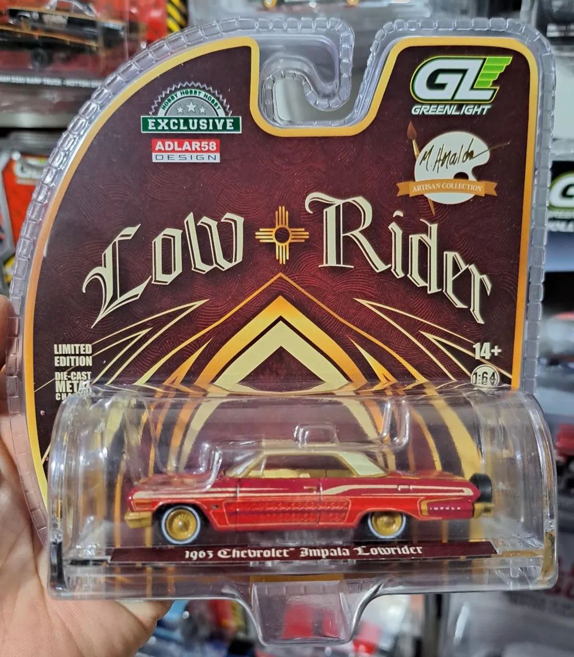 ミニカー 1960 Chevrolet Impala Lowrider Series 1:64 Miniatura 1963 Chevrolet Impala Lowrider Heralda's Exclusive