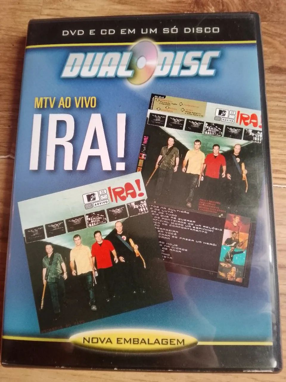 DVD e cd Ira ao vivo MTV 