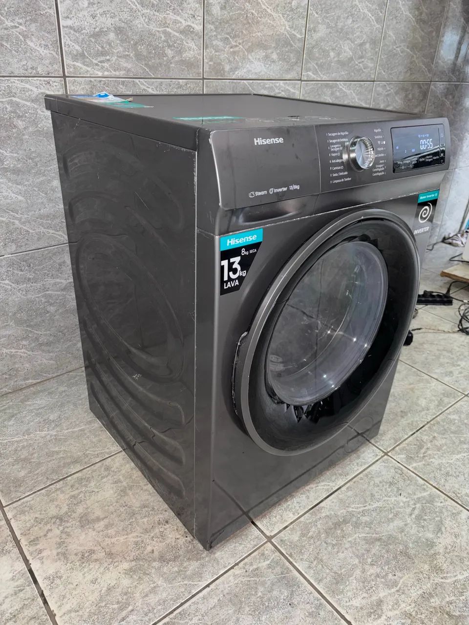 LAVA E SECA HISENSE INOX 13KG - Foto 3