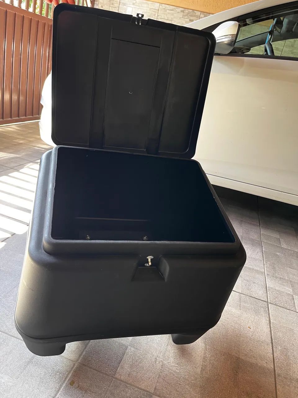 BAÚ PARA MOTOBOY 135 LITROS + SUPORTE - PRONTO PARA TRABALHAR! - Foto 4