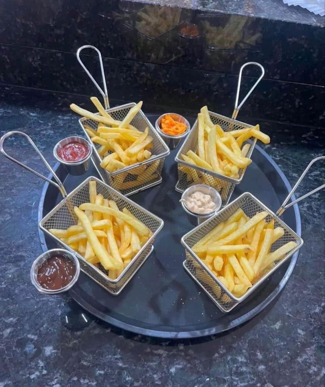 Salgados fritos no local do seu evento 