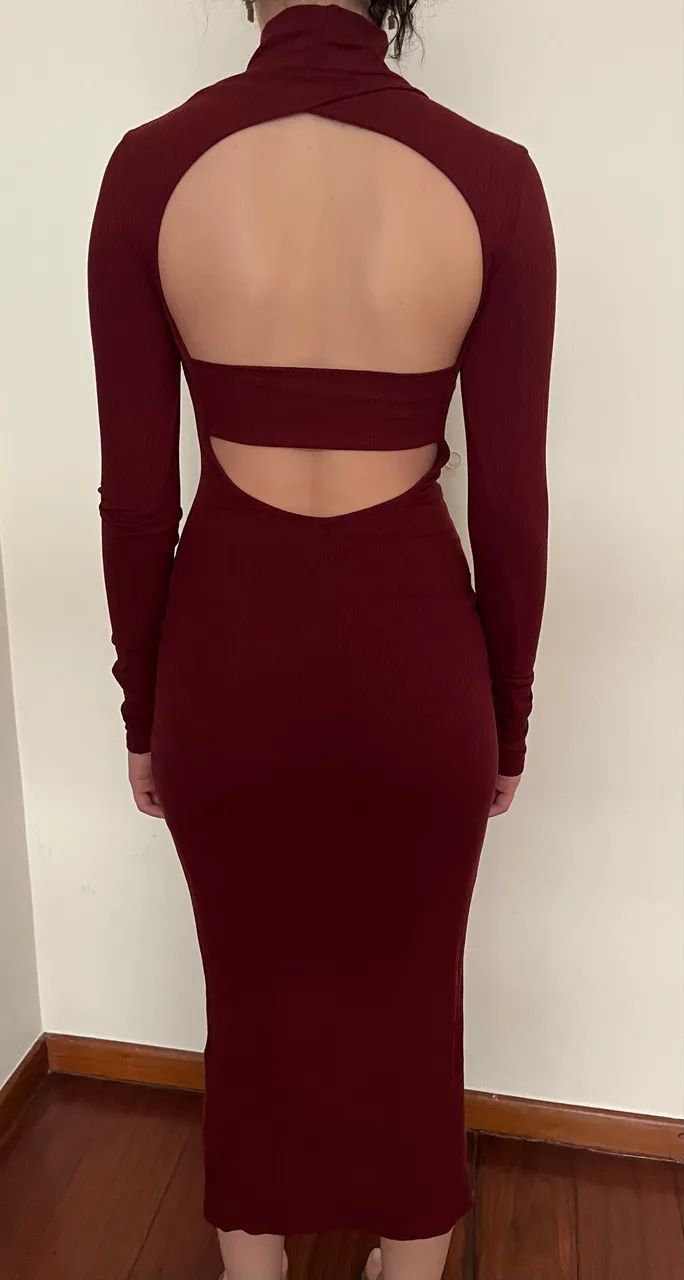 Vestido de Malha Canelada Dress To - Foto 2