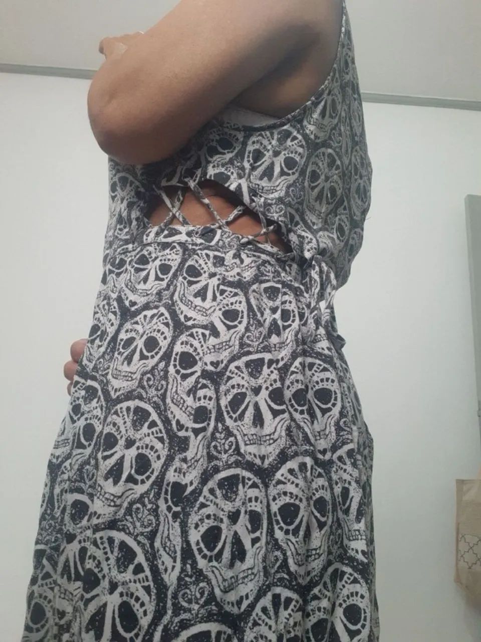 vestido viscose caveiras Divided tam. 40 - Foto 4