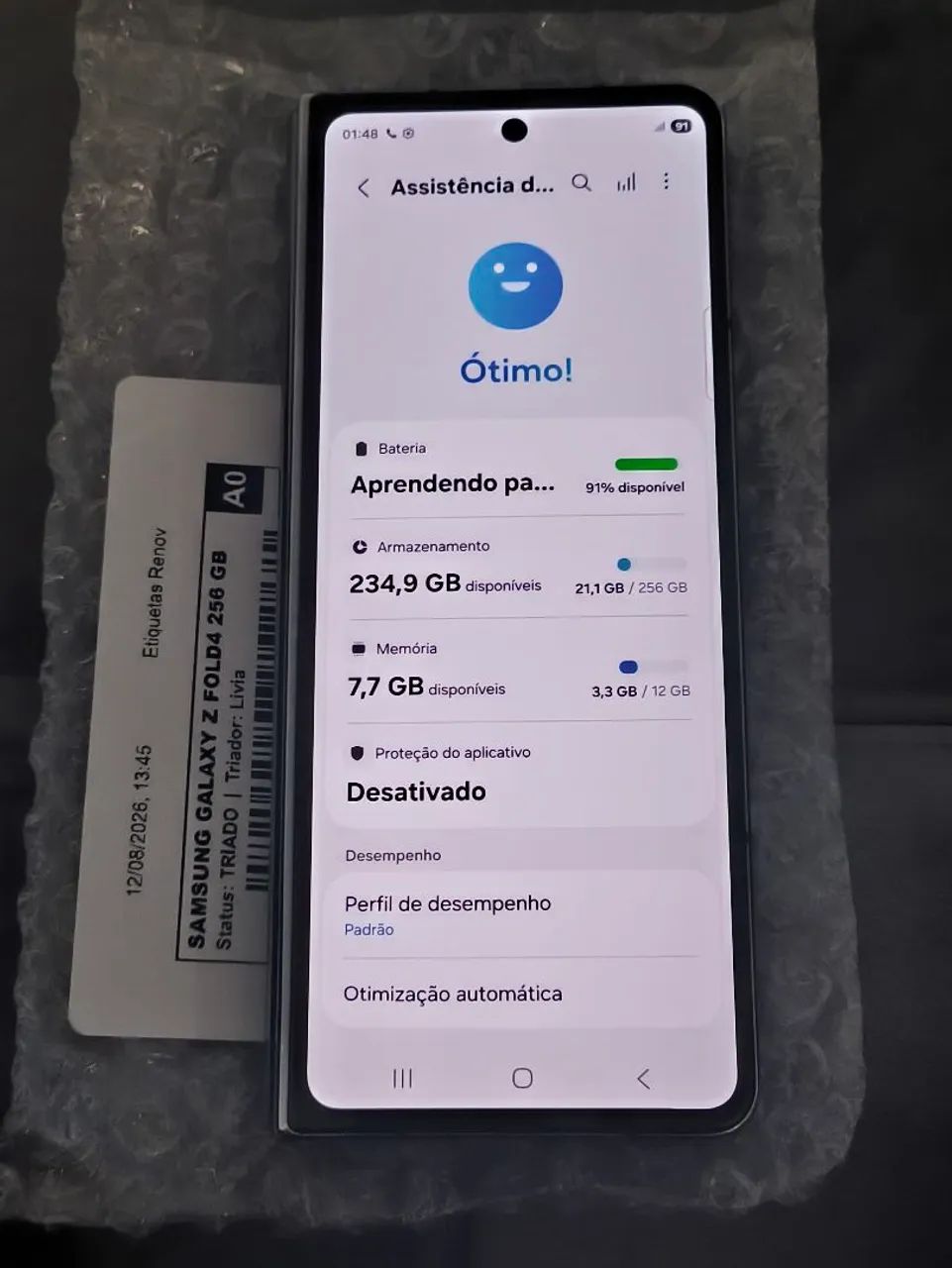 Samsung z fold 4 5g 256gb perfeito  - Foto 3