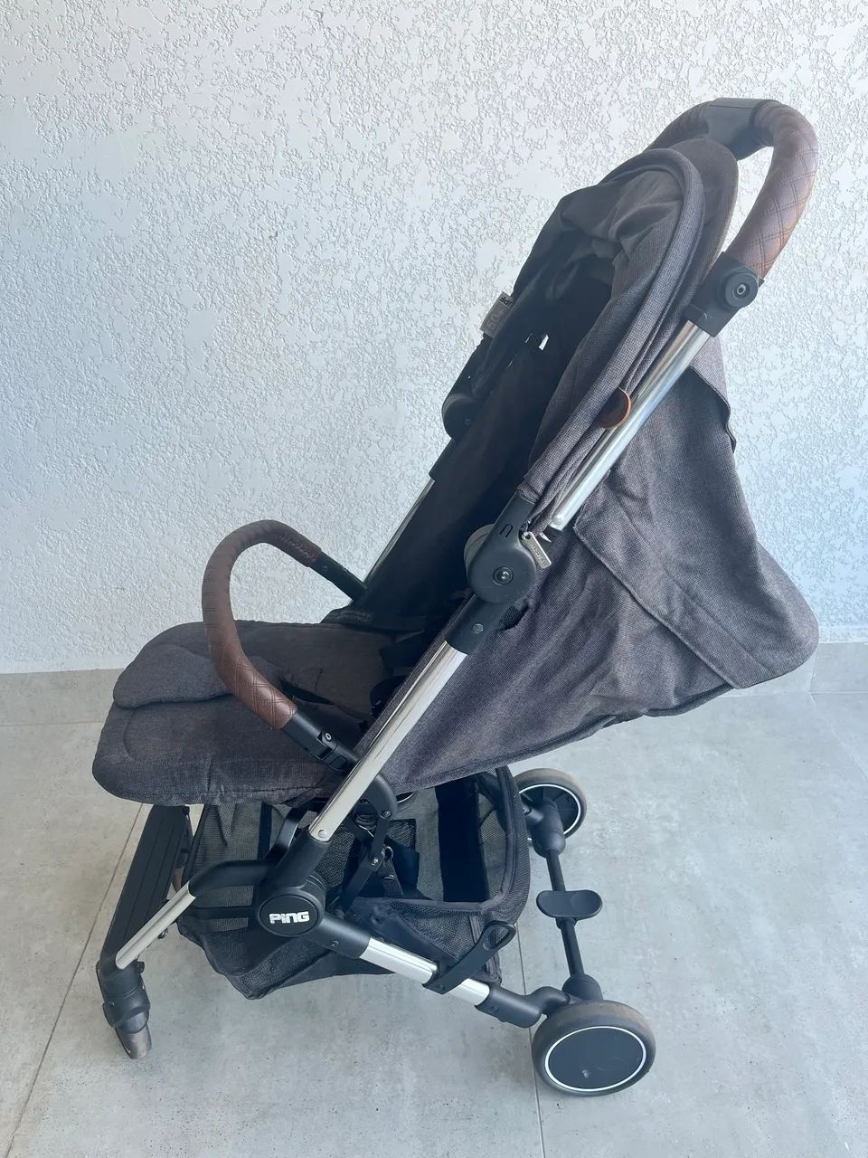 Carrinho De Bebê Abc Design Ping Asphalt Diamond 0 A 15kg - Foto 3