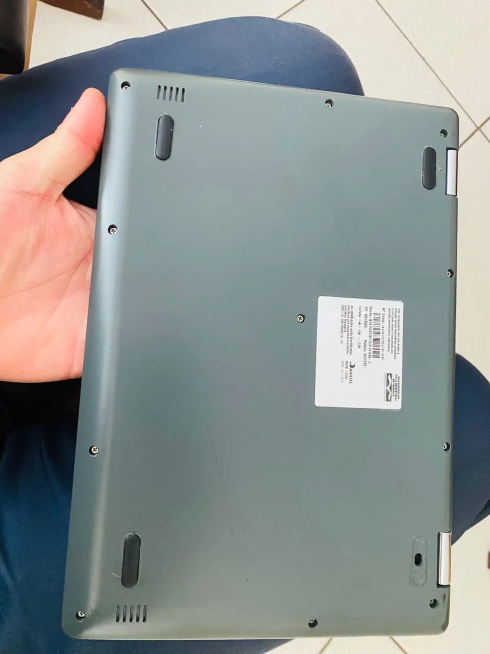 Notebook 2 em 1 Positivo Duo Intel Celeron Windows 11 Home 11,6" - Cinza Escuro - Foto 4