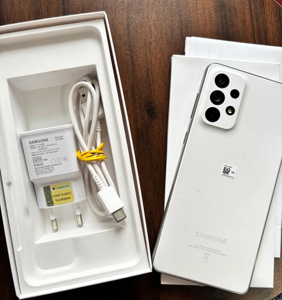 Celular Galaxy A73 128gb branco - Foto 3