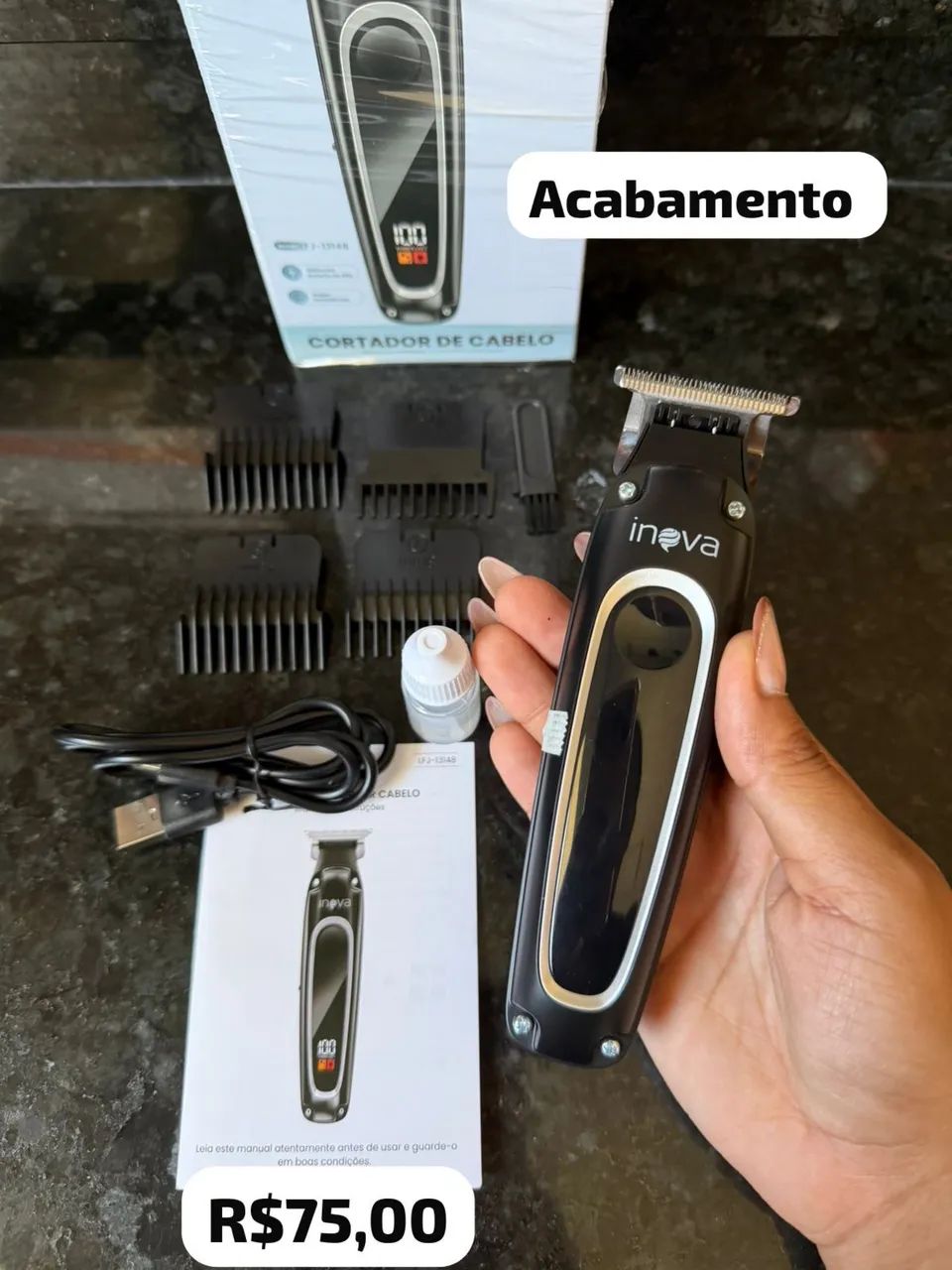 Máquinas para cortar cabelo profissional  - Foto 2