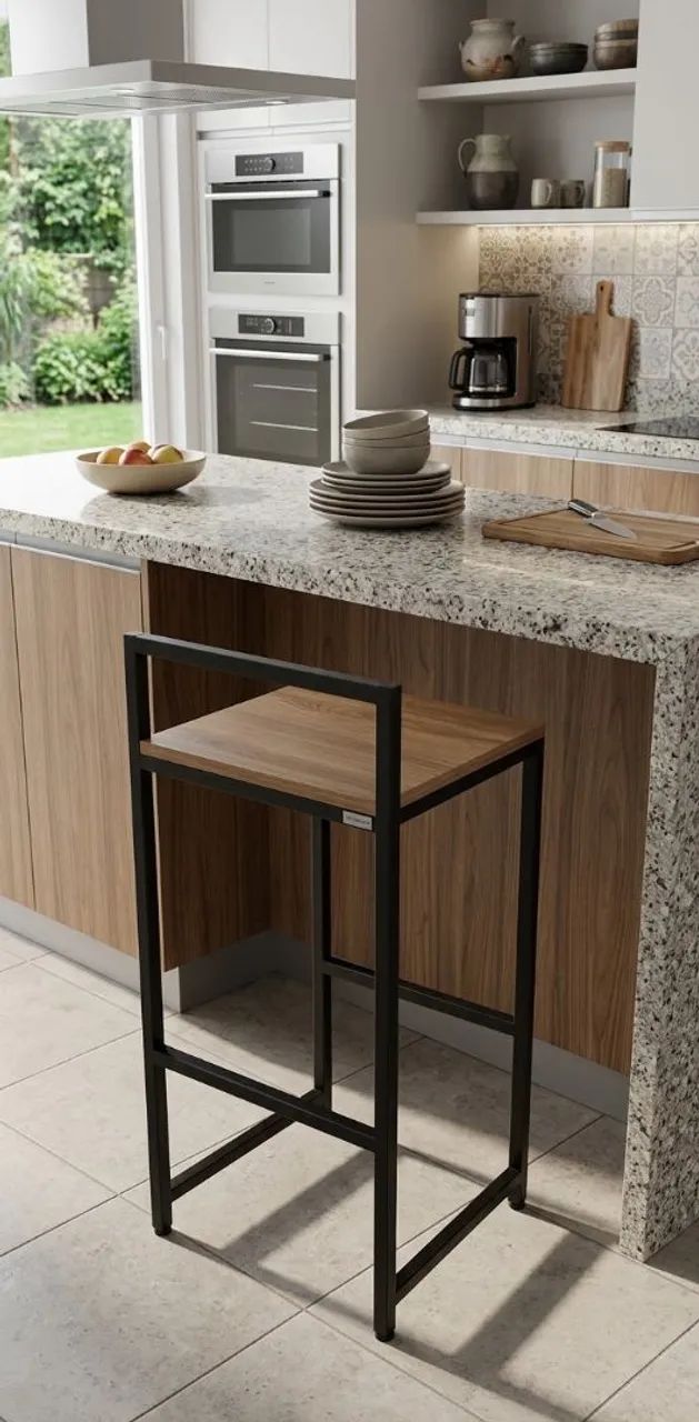 Banqueta industrial para cozinha 