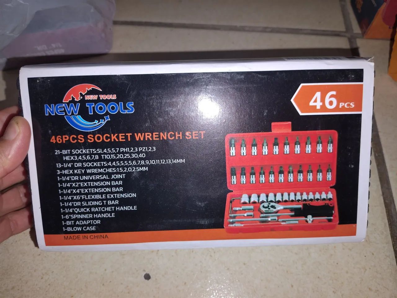 Kit completo 46 peças chave catraca