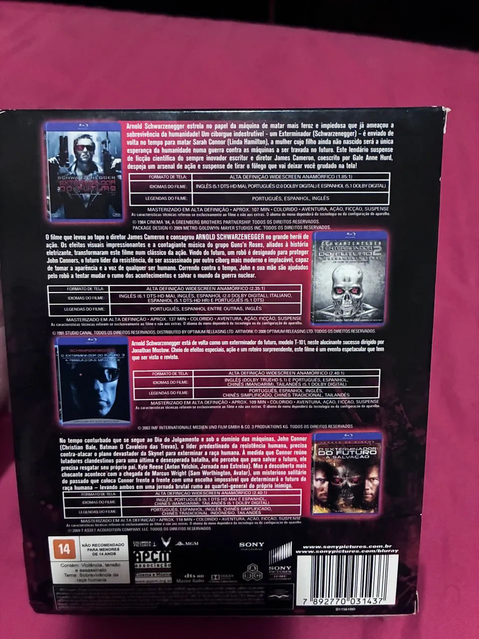Exterminador do futuro coleção Bluray  - Foto 4