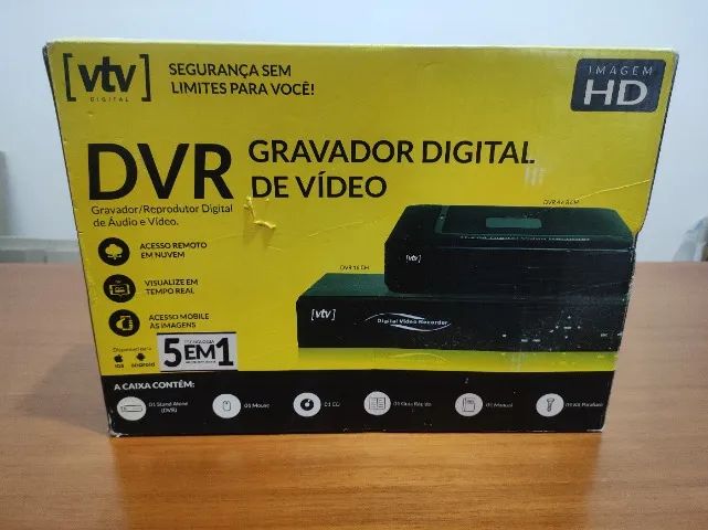 VTV DVR 16 canais resolução HD 1TB gravador e reprodutor digital de áudio e vídeo lacrado - Foto 2