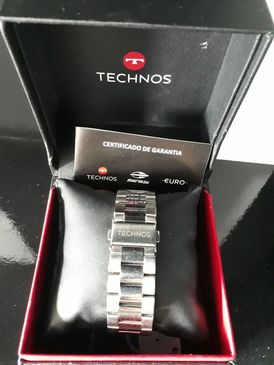 Relógio Technos masculino Race Prata - Foto 3
