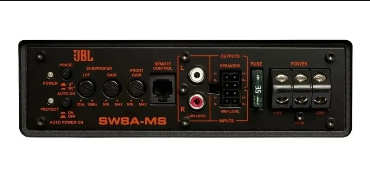 Caixa Amplificada Jbl Sw8ams Slim Subwoofer 400wrms 3 Canais - Foto 4