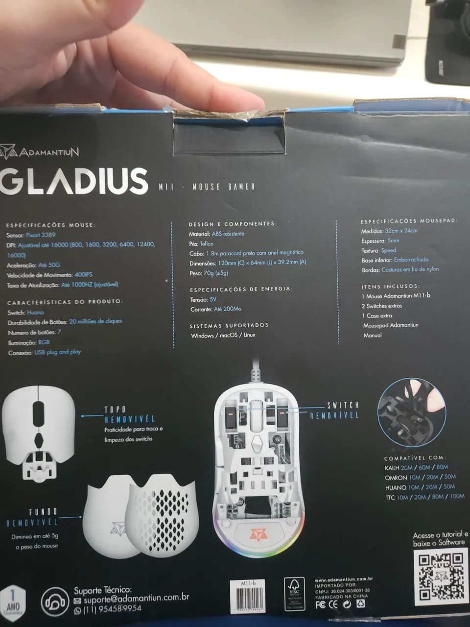 Mouse Adamantiun Gladius M11 - Foto 2