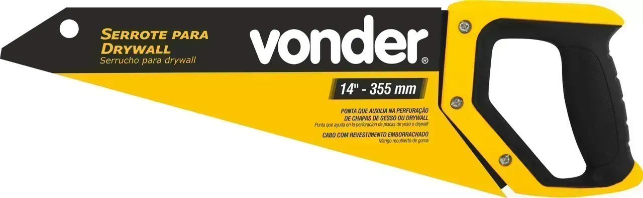 Serrote para drywall 14", VONDER