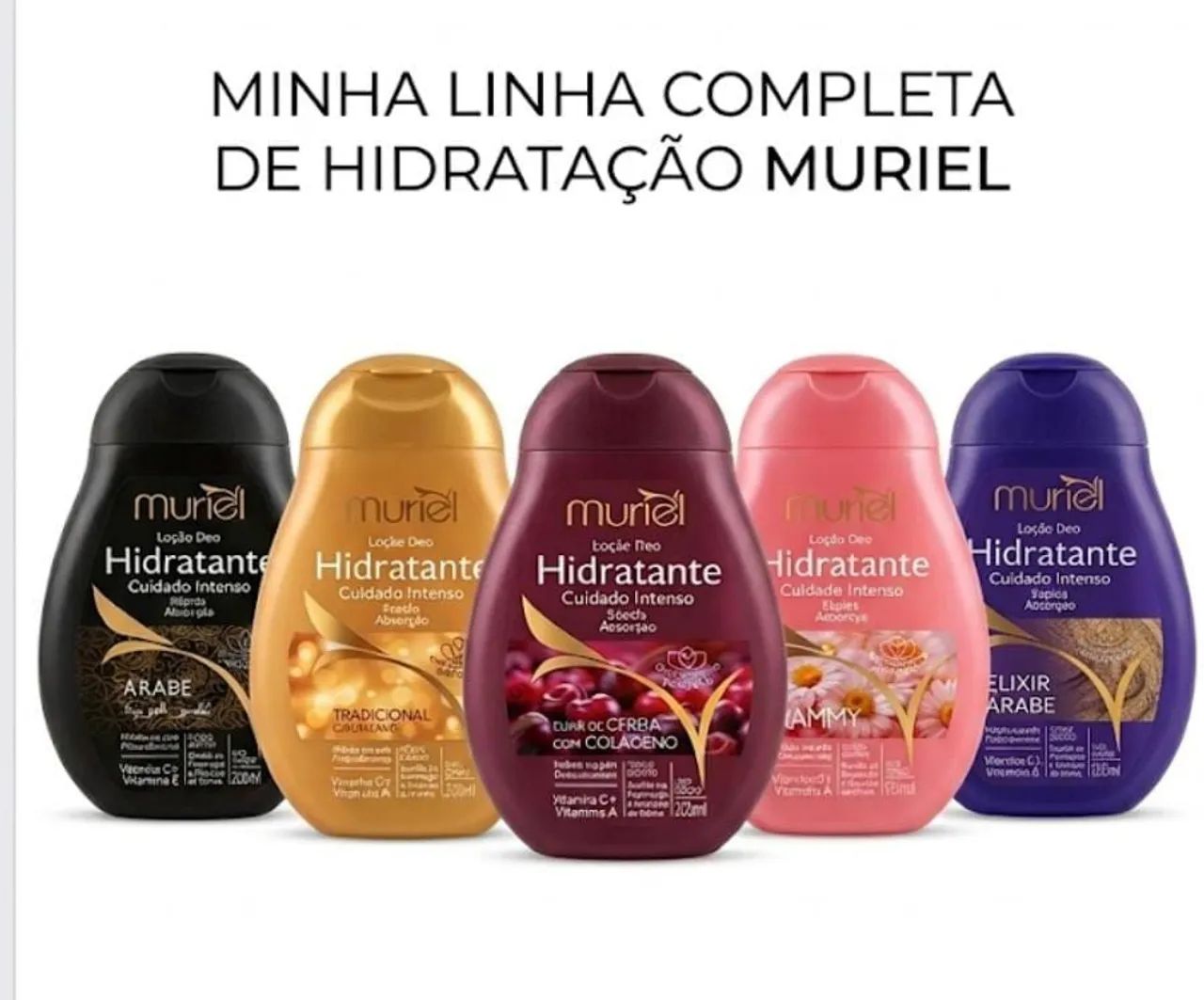 Linha hidratante Muriel 