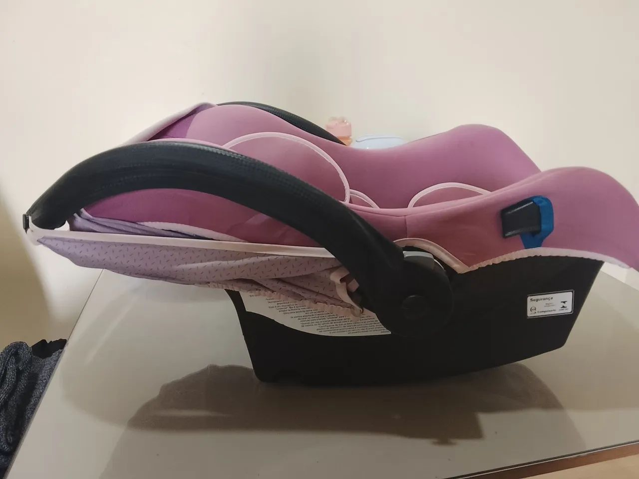 Bebê conforto rosa  - Foto 3