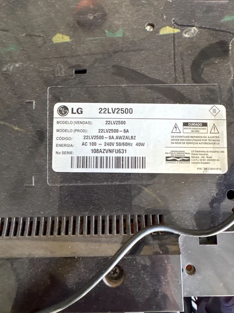 Tv LED LG 22 polegadas - 200,00 - Foto 4