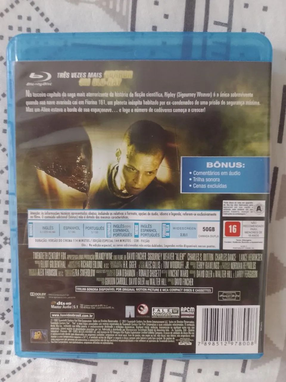 Blu-ray ALIEN³ (Dublado e Legendado) - Foto 3