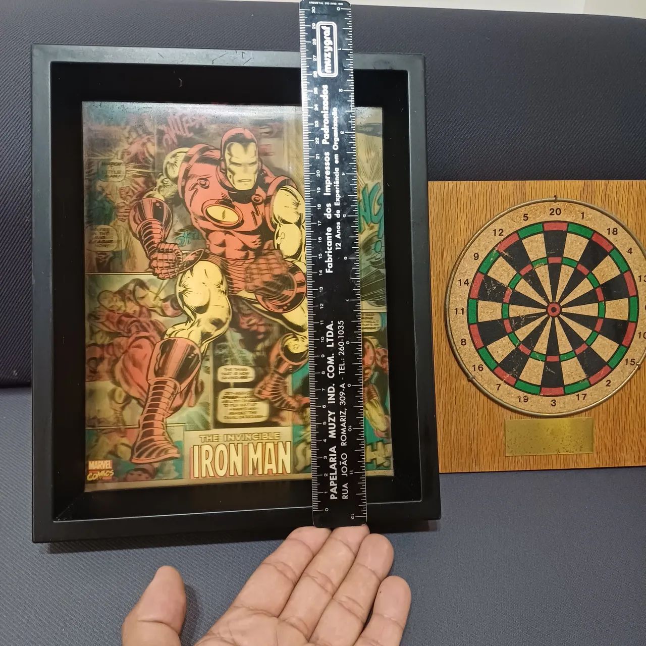 Quadro 3D homem de ferro.  - Foto 2