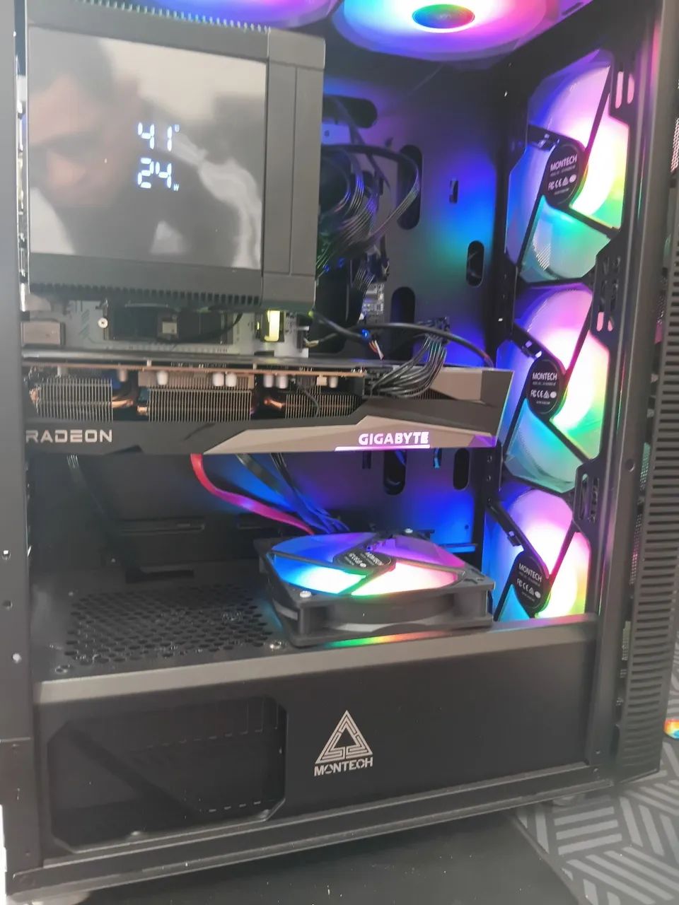 Cpu Ryzen 7 5700x com Rx7600  - Foto 4