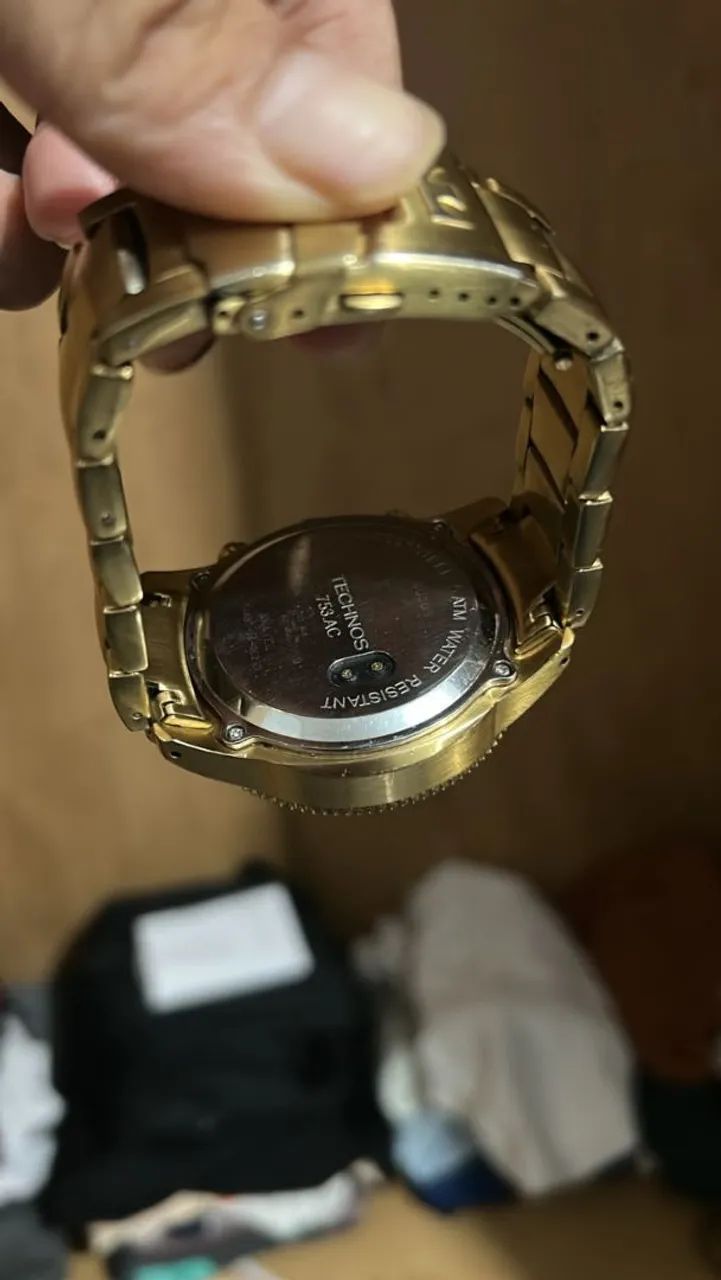 Relógio Technos Connect Híbrido Dourado  - Foto 4
