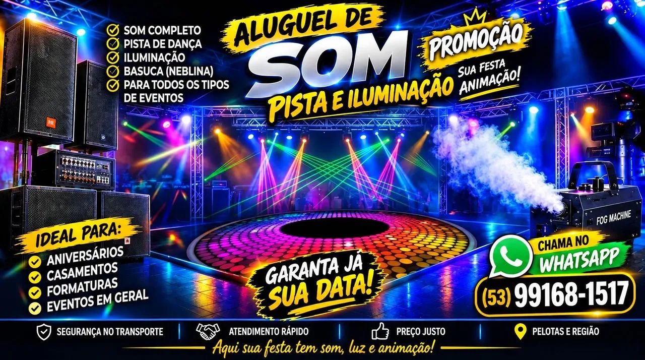 Aluguel impacto iluminação bazuca pista  - Foto 2