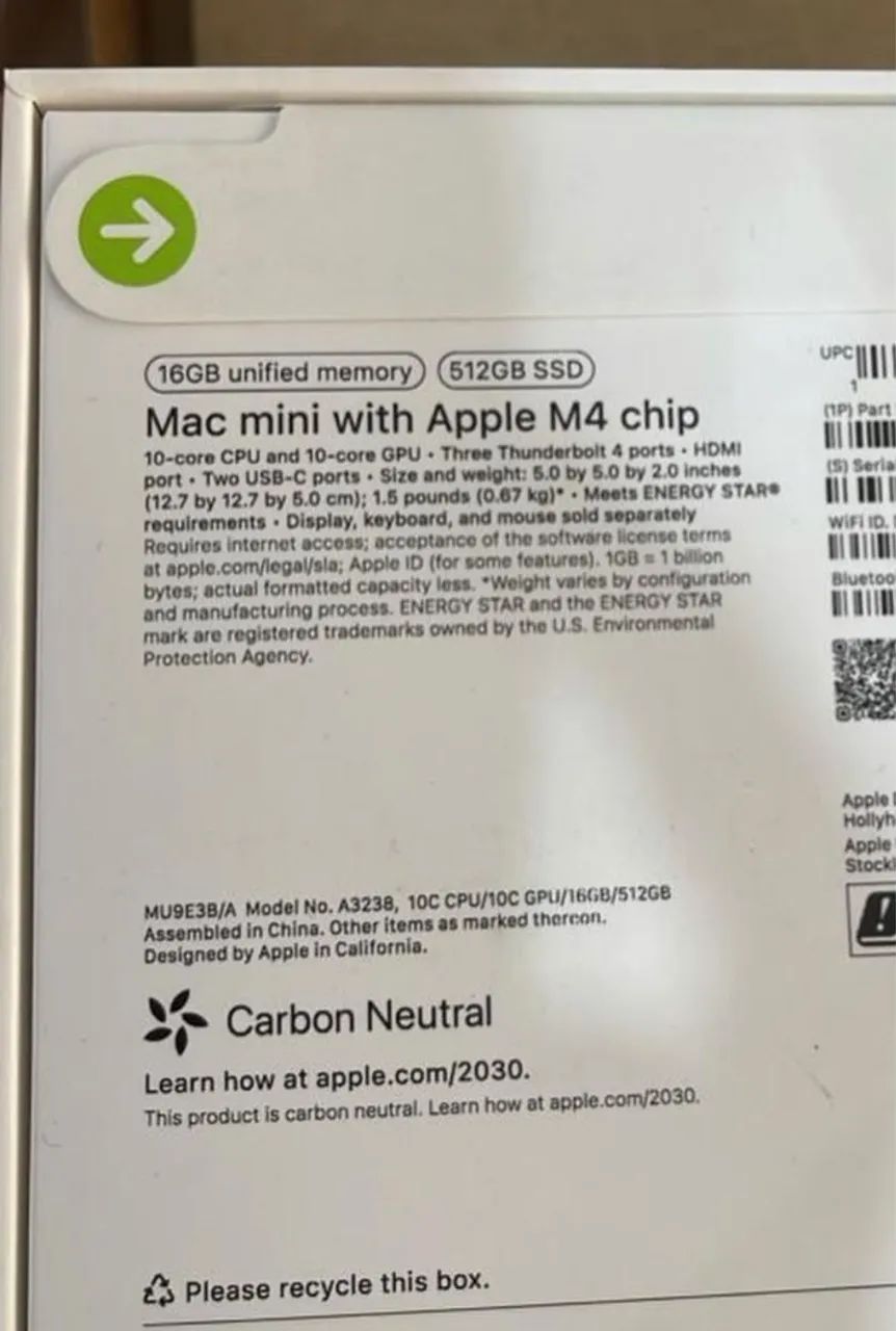 MAC MINI M4 512/16gb LACRADO  - Foto 3