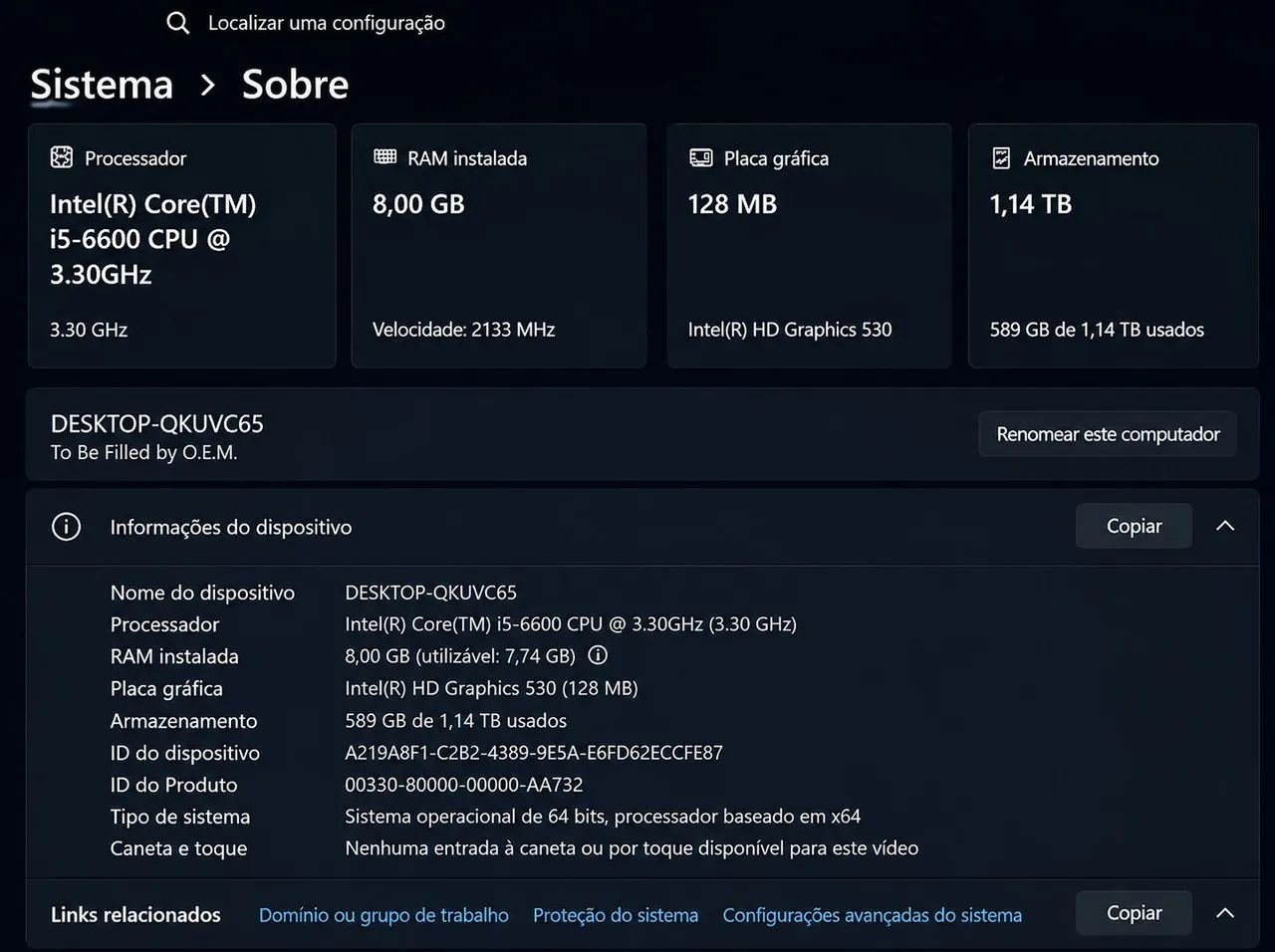 Vendo e troco este PC 