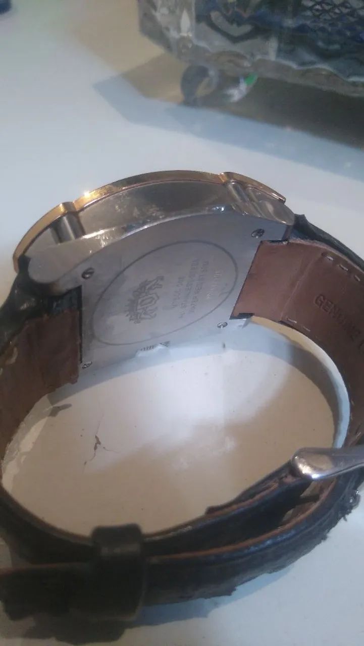 Relógio orient pulseira de couro  - Foto 4