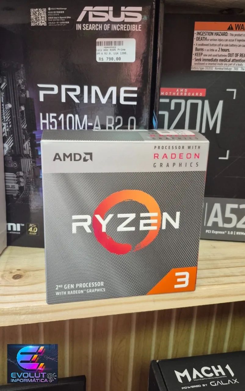 Processador Ryzen 3 2200G com garantia!