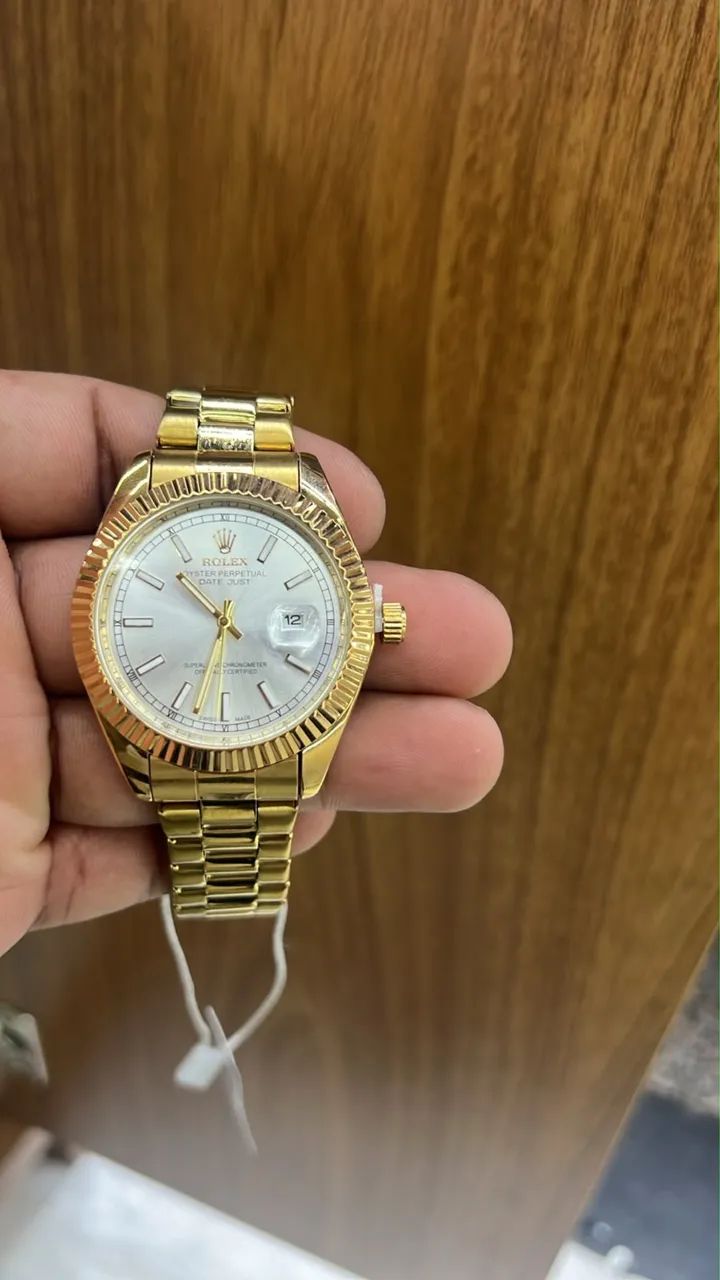 Relógio Rolex presidente série ouro  - Foto 5