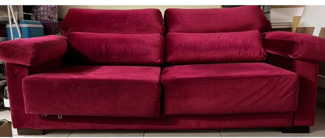 Sofá retrátil 3 lugares  - Foto 3