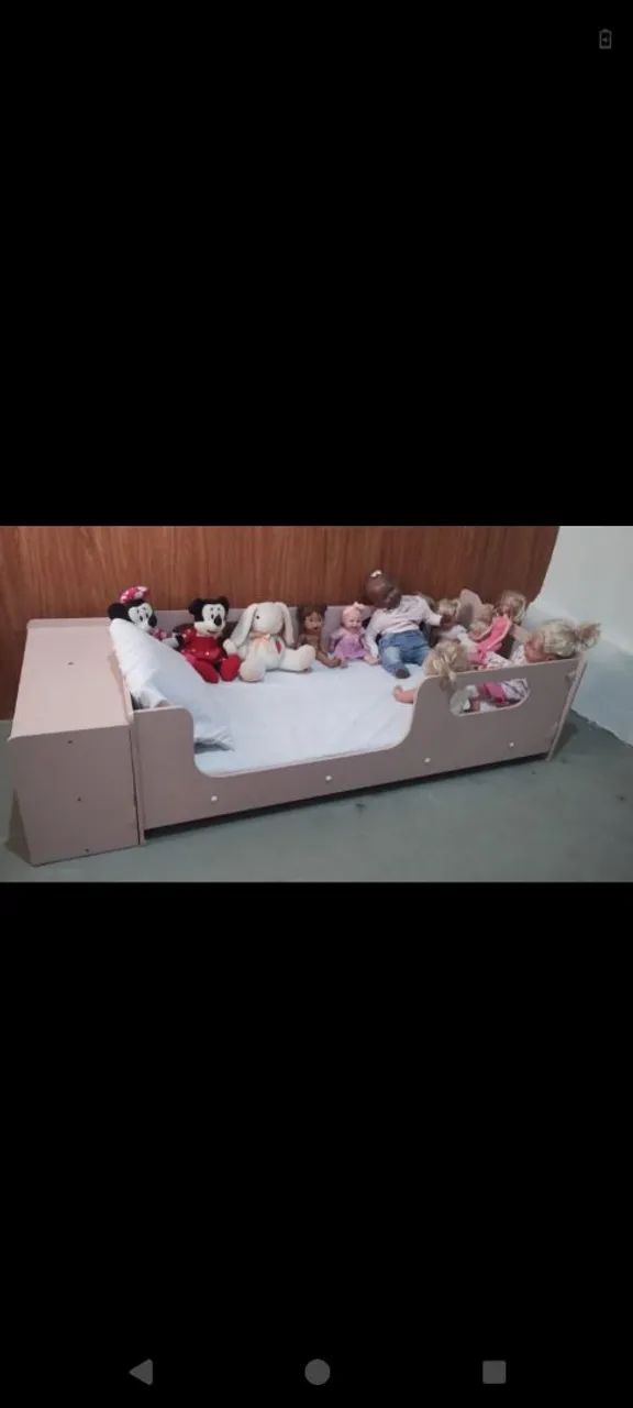 Cama infantil acompanha colchão 
