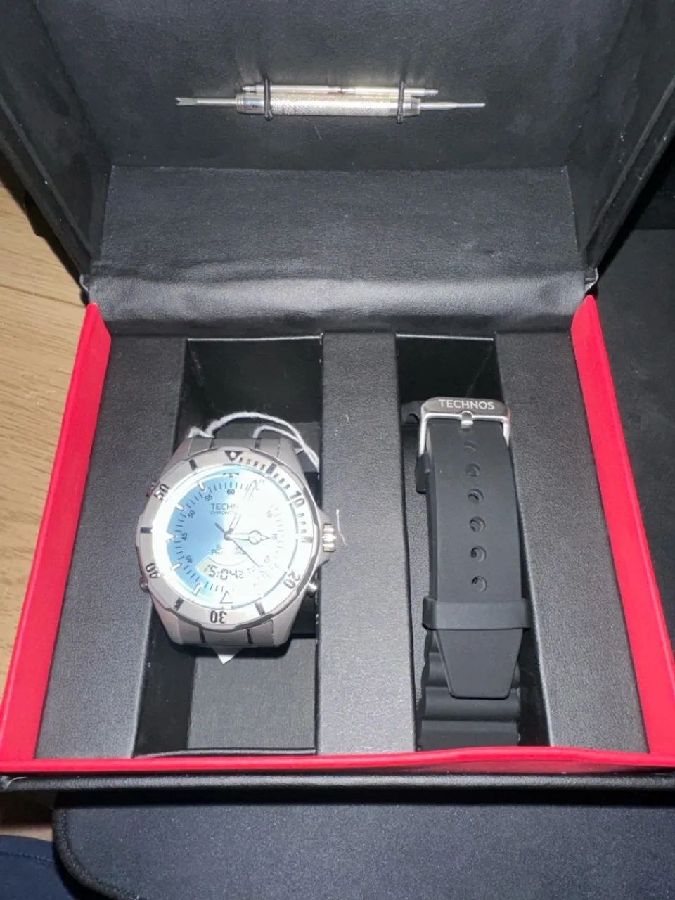 Technos skydiver professional caixa + garantia 
