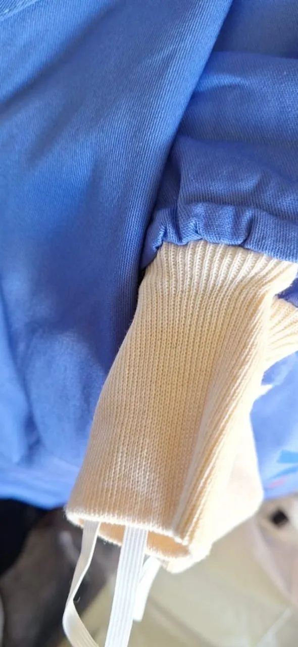 ROUPA CIRURGIA MANGA COMPRIDA LAVAVEL 100%ALGODÃO - Foto 3
