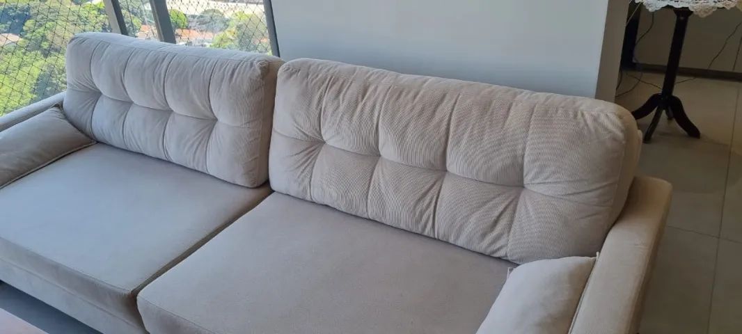 SOFÁ CLÁSSICO PARA 4 LUGARES SUPER CONFORTÁVEL - Foto 4