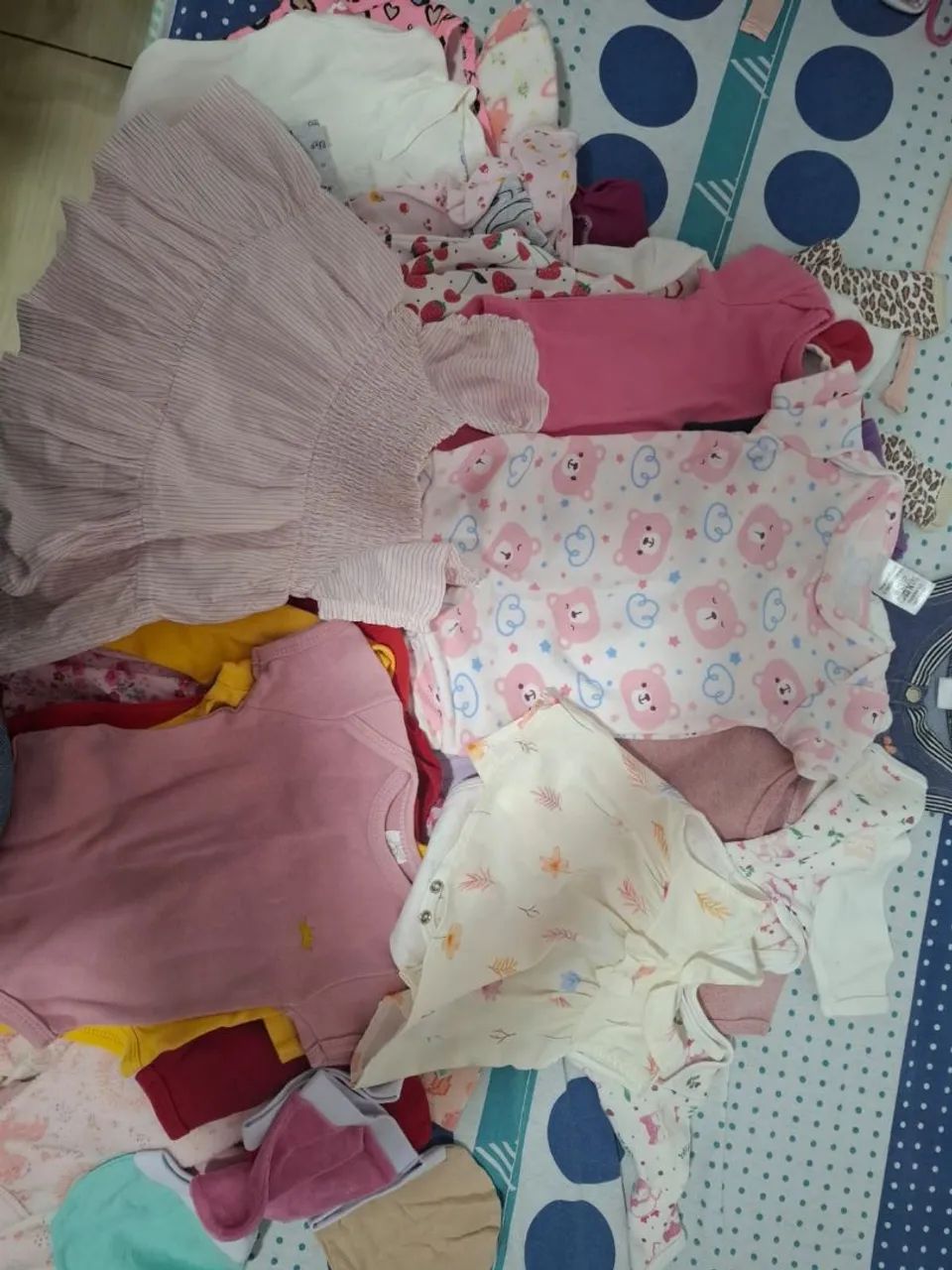 Vendo lote de roupas para menina de 0 a 6 meses - Foto 3