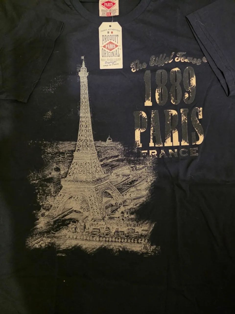 Camiseta de Paris Masculina XXL - Foto 5